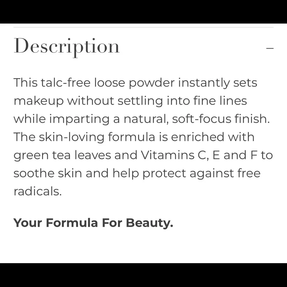 Brand New, Cover FX Perfect Setting Powder